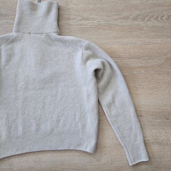 UNIQLO Premium Lambswool Half-Zip Long-Sleeve Knit Sweater Medium New With Tags - Picture 15 of 17